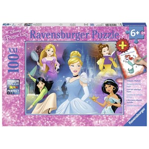 Ravensburger (13699) - "Bezaubernde Prinzessinnen" - 100 Teile Puzzle