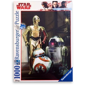 Ravensburger (19779) - "C-3PO, R2-D2 & BB-8" - 1000 Teile Puzzle