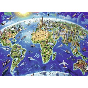 Ravensburger (12722) - "Große, weite Welt" - 200 Teile Puzzle