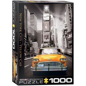 Eurographics (6000-0657) - "New York City Yellow Cab" - 1000 Teile Puzzle