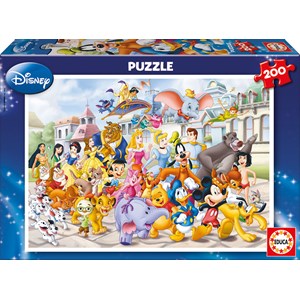 Educa (13289) - "Disney Parade" - 200 Teile Puzzle