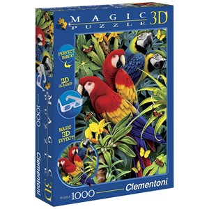 Clementoni (39188) - "The Parrots" - 1000 Teile Puzzle