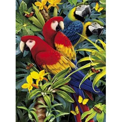Clementoni (39188) - "The Parrots" - 1000 Teile Puzzle