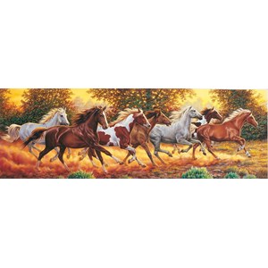 Clementoni (31300) - "Pferde beim Rennen" - 1000 Teile Puzzle