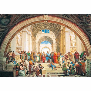 Clementoni (31404) - Raphael: "Die Schule von Athen" - 1000 Teile Puzzle