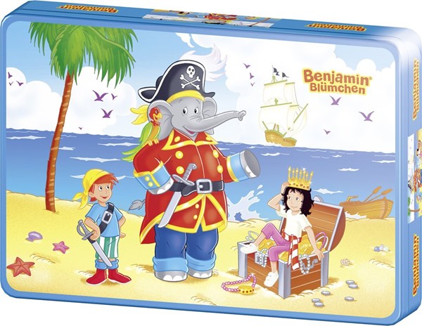 Schmidt Spiele (55886) - "Benjamin the Elephant as Pirate" - 40 Teile Puzzle