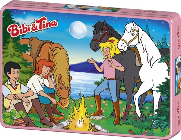 Schmidt Spiele (55580) - "Bibi and Tina, Around the Fire" - 100 Teile Puzzle
