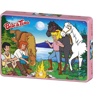 Schmidt Spiele (55580) - "Bibi and Tina, Around the Fire" - 100 Teile Puzzle