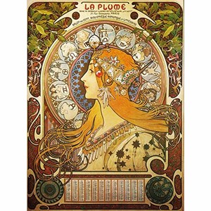 D-Toys (66930-MU02) - Alphonse Mucha: "Sternzeichen" - 1000 Teile Puzzle