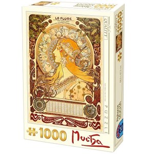 D-Toys (66930-MU02) - Alphonse Mucha: "Sternzeichen" - 1000 Teile Puzzle