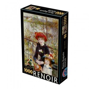 D-Toys (66909-RE01) - Pierre-Auguste Renoir: "Auf der Terrasse" - 1000 Teile Puzzle