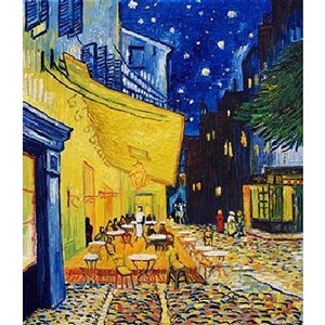 D-Toys (66916-VG09) - Vincent van Gogh: "Caféterrasse am Abend" - 1000 Teile Puzzle