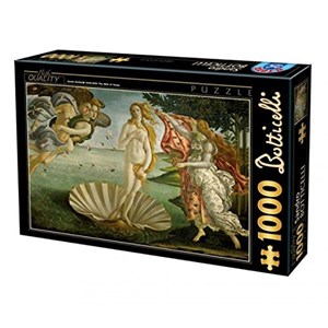 D-Toys (66954-RN04) - Sandro Botticelli: "Die Geburt der Venus" - 1000 Teile Puzzle