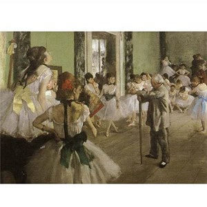 D-Toys (66961-IM03) - Edgar Degas: "Die Tanzstunde" - 1000 Teile Puzzle