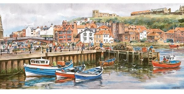 Gibsons (G374) - "Whitby Harbour" - 636 Teile Puzzle