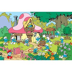 Trefl (14119) - "Smurf Village" - 24 Teile Puzzle