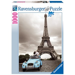 Ravensburger (19243) - "Romantic Paris" - 1000 Teile Puzzle