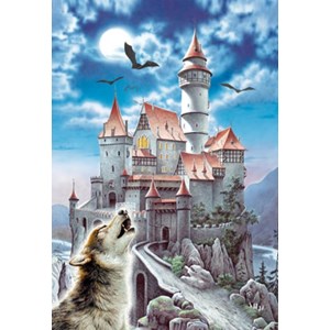 Castorland (C-100699) - "Castle in the moonlight" - 1000 Teile Puzzle