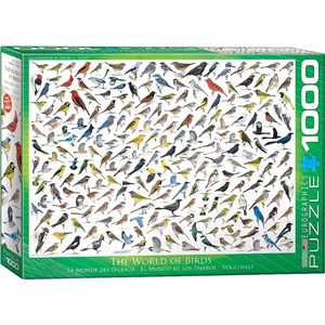 Eurographics (6000-0821) - "Vögelwelt" - 1000 Teile Puzzle