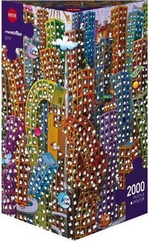 Heye (29495) - Guillermo Mordillo: "City" - 2000 Teile Puzzle
