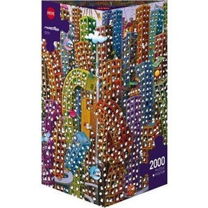 Heye (29495) - Guillermo Mordillo: "City" - 2000 Teile Puzzle