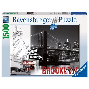 Ravensburger (16268) - "Brooklyn Bridge" - 1500 Teile Puzzle