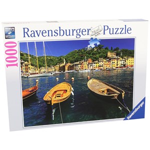 Ravensburger (19053) - "Harbor in Portofino, Italy" - 1000 Teile Puzzle
