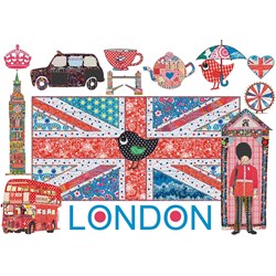 Ravensburger (19372) - Steph Dekker: "London" - 1000 Teile Puzzle