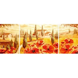 Ravensburger (19994) - "Poppies in Tuscany" - 1000 Teile Puzzle
