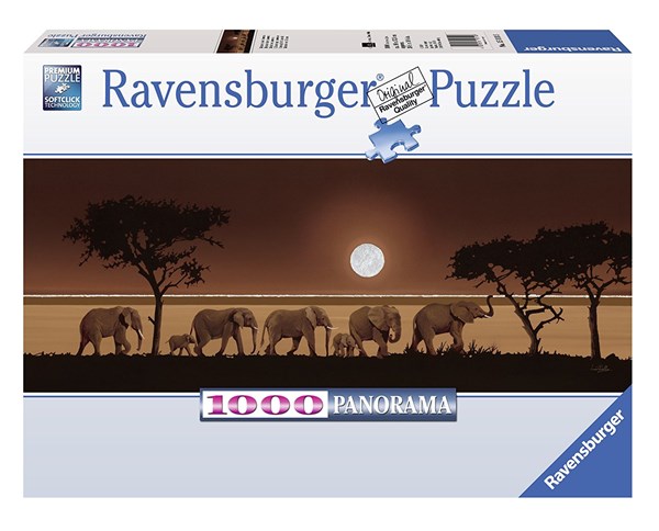 Ravensburger (15110) - "Crossing the Savannah" - 1000 Teile Puzzle