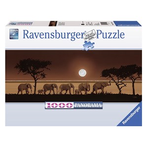 Ravensburger (15110) - "Crossing the Savannah" - 1000 Teile Puzzle