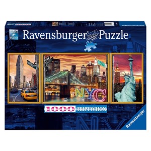 Ravensburger (19995) - "Schillerndes New York" - 1000 Teile Puzzle