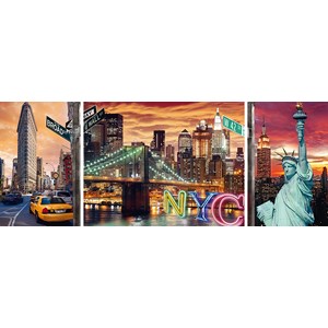 Ravensburger (19995) - "Schillerndes New York" - 1000 Teile Puzzle