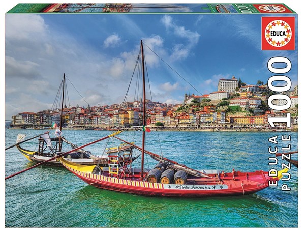 Educa (17196) - "Hafen von Porto" - 1000 Teile Puzzle