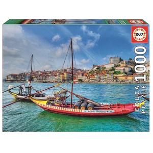 Educa (17196) - "Hafen von Porto" - 1000 Teile Puzzle