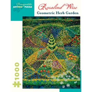 Pomegranate (AA924) - Rosalind Wise: "Geometric Herb Garden" - 1000 Teile Puzzle