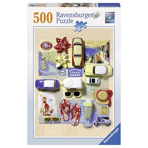 Ravensburger (14641) - "Summer In Italy" - 500 Teile Puzzle