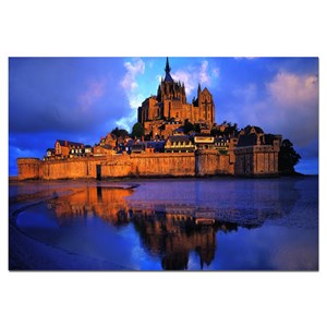 Educa (14282) - "Mont Saint-Michel, France" - 1000 Teile Puzzle
