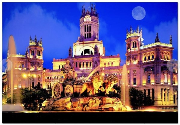 Educa (14135) - "Cibeles Square, Madrid, Spain" - 1000 Teile Puzzle