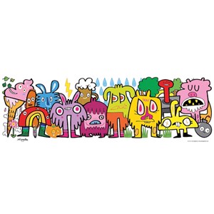 Heye (29455) - Jon Burgerman: "Teile In the Park" - 1000 Teile Puzzle