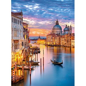 Clementoni (35056) - "Leuchtendes Venedig" - 500 Teile Puzzle