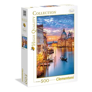 Clementoni (35056) - "Leuchtendes Venedig" - 500 Teile Puzzle