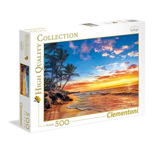 Clementoni (35058) - "Paradiesstrand" - 500 Teile Puzzle