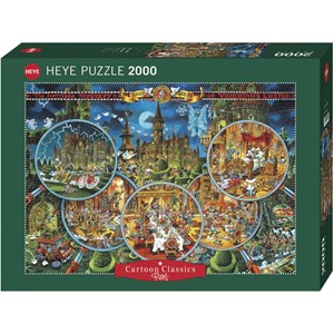 Heye (29407) - "Crime Scene" - 2000 Teile Puzzle