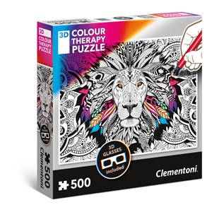 Clementoni (35051) - "Löwe" - 500 Teile Puzzle