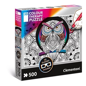 Clementoni (35050) - "Eule" - 500 Teile Puzzle