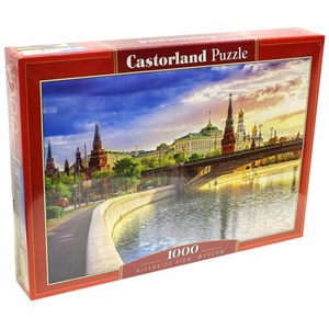 Castorland (C-103348) - "Riverside view, Moscow, Russia" - 1000 Teile Puzzle
