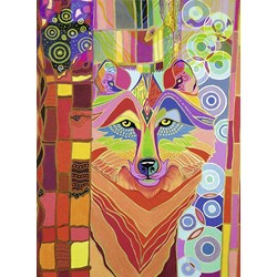 Ravensburger (14368) - "Mystic Wolf, Multi Color" - 500 Teile Puzzle