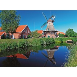 Ravensburger (14290) - "Ostfriesländische Windmühle" - 500 Teile Puzzle