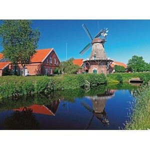 Ravensburger (14290) - "Ostfriesländische Windmühle" - 500 Teile Puzzle